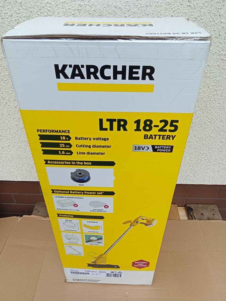 Podkaszarka kosa Karcher LTR 18-25 akumulatorowa nowa wysylka