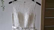 Koronkowa suknia ślubna maxi, 34/XS, Peek&Cloppenburg Magic Bride
