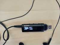 SONY - mini walkman MP3, odtwarzacz mp3, czarny, 1 wlasciciel