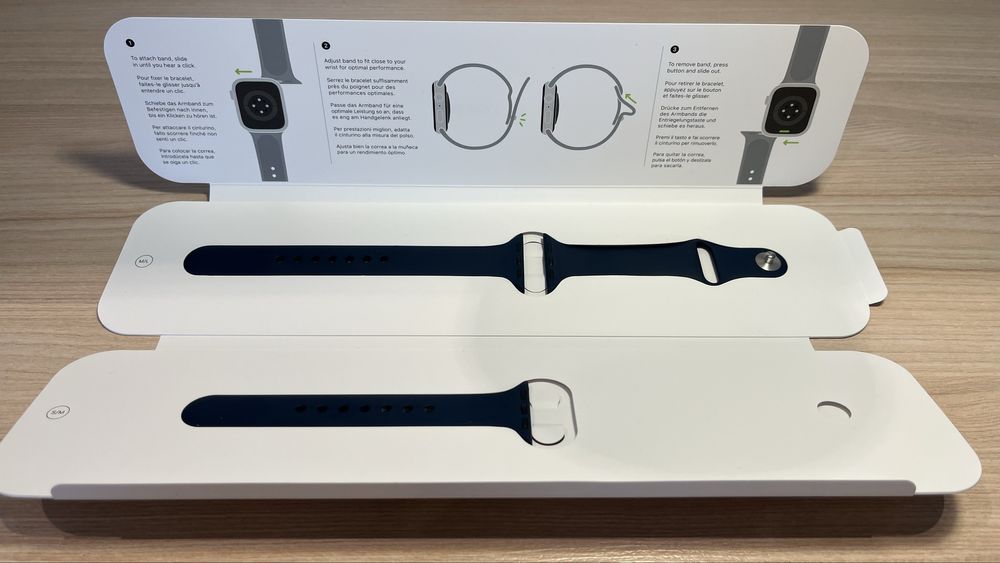 Apple watch 7 41mm granatowy/niebieski