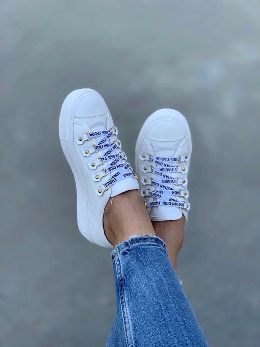Dior low Biale 36-40 buty trampki tenisowki damskie tenisowki