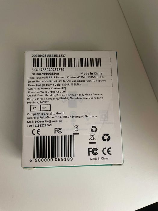 Smart IR + RF Remoto Control