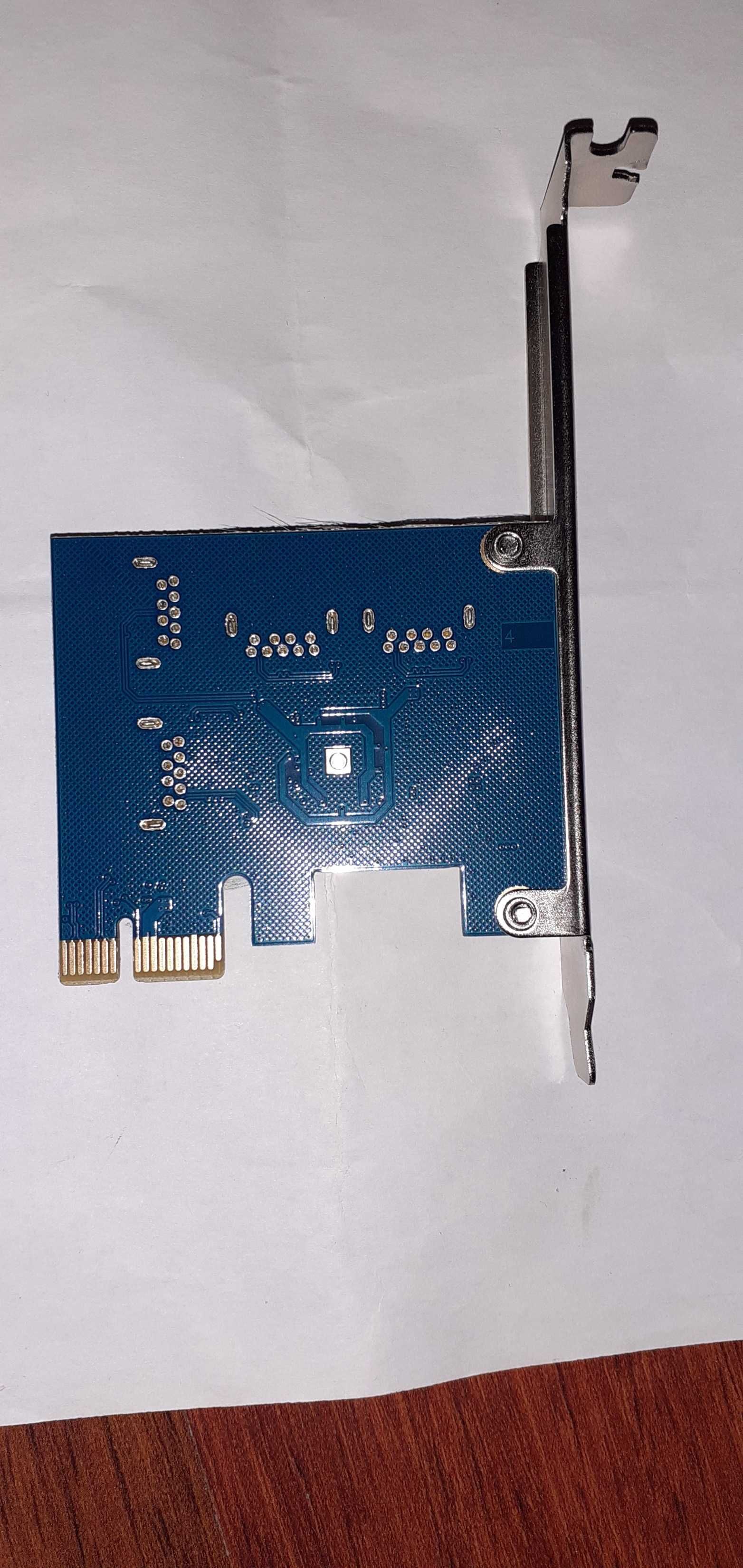 Плата розширення для чотирьох райзерів PCI-E USB 3.0 riser HUB