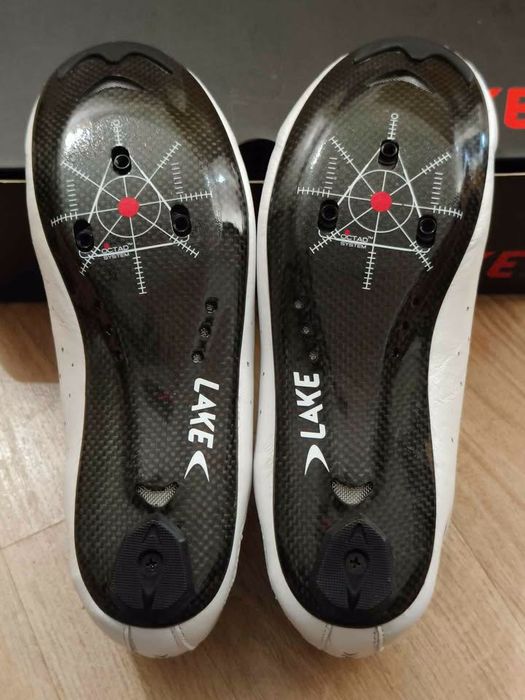 Sapatos de Ciclismo Lake CX332 Carbon "Termo-moldáveis" Novos