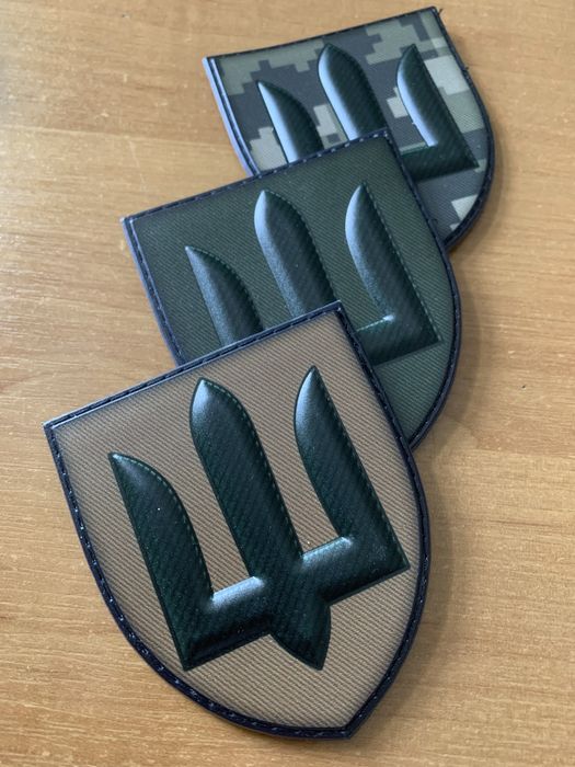 3D погони ПВХ резинові гумові шеврони ЗСУ  НГУ ДПСУ ДССТ поліція, НАТО