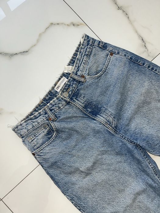 Сині MOM джинси zara