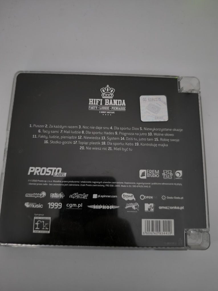 Płyta CD HiFi Banda - Fakty Ludzie Pieniądze rap hip hop