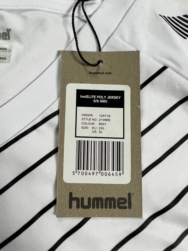 Nowa koszulka meska Hummel biała sportowa XXL