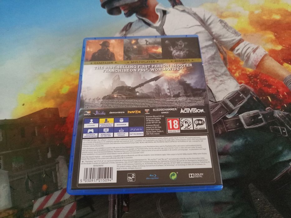 Jogo PS4 Call Of Duty WW2 Como Novo