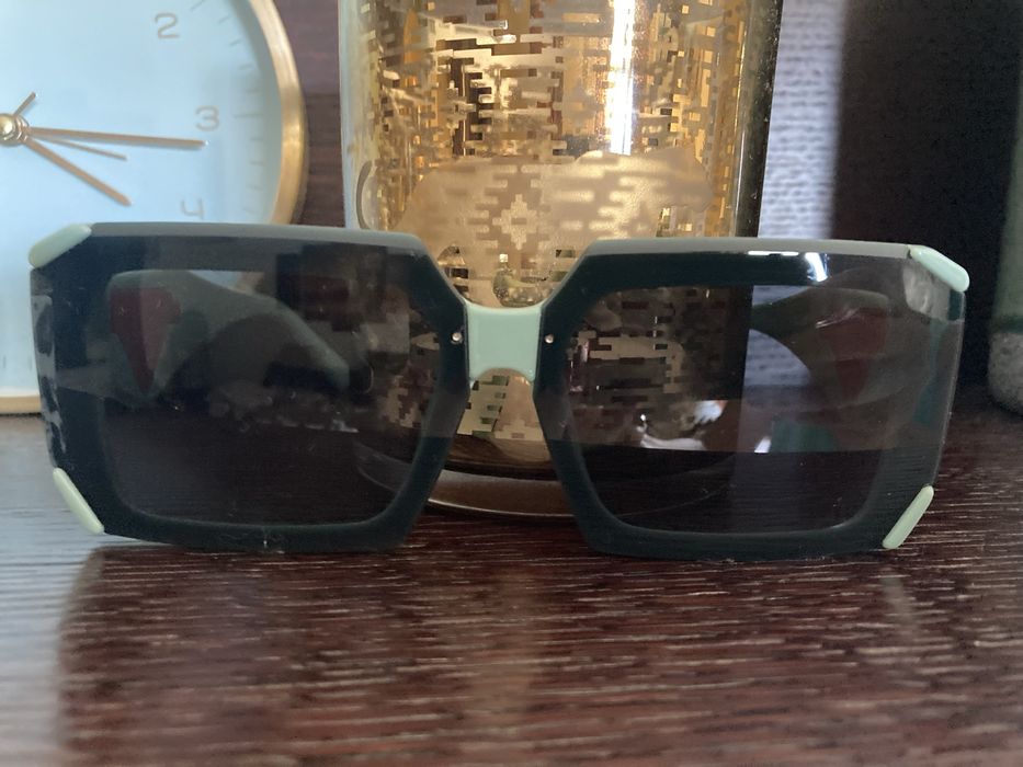 Nowoczesne okulary design  przeciwsłoneczne  turkus mięta Okazja