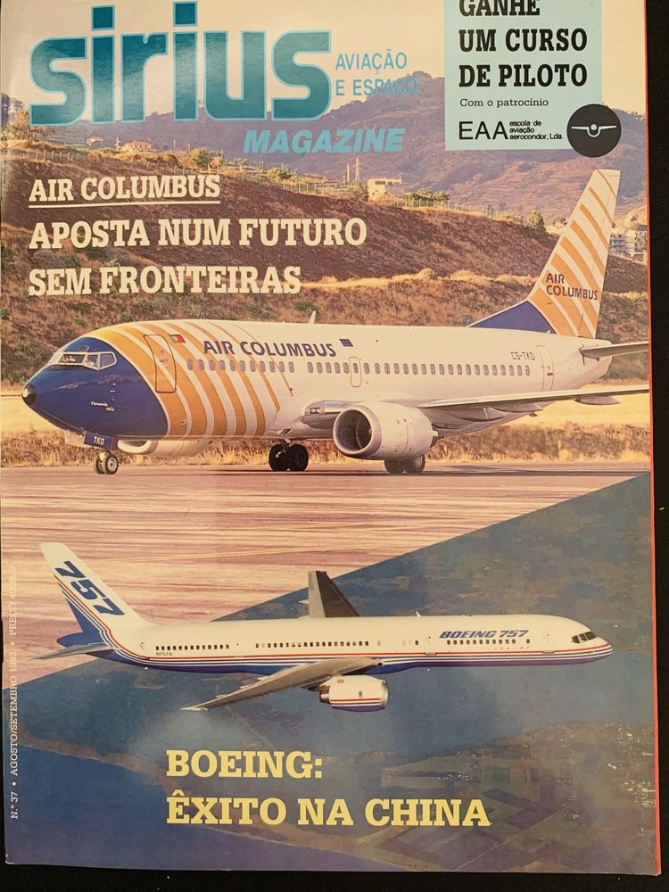 Revistas e fasciculos aviões e aeronautica•Edições anos 90