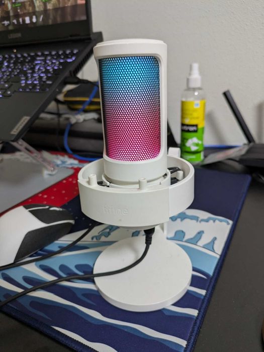 Fifine A8 Ampligame RGB White