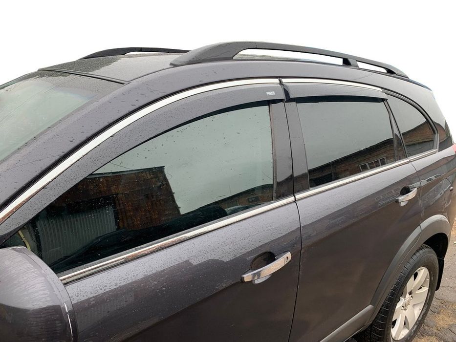 Chevrolet Captiva/Opel Antara Вітровики з хромом Niken