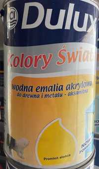 DULUX Wodna emalia akrylowa do drewna i metalu ,  PROMIEŃ SŁOŃCA 1L