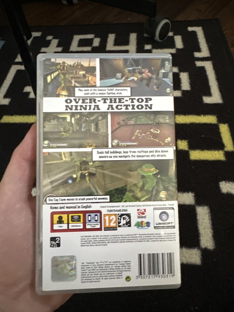 Gra wojownicze żółwie ninja psp