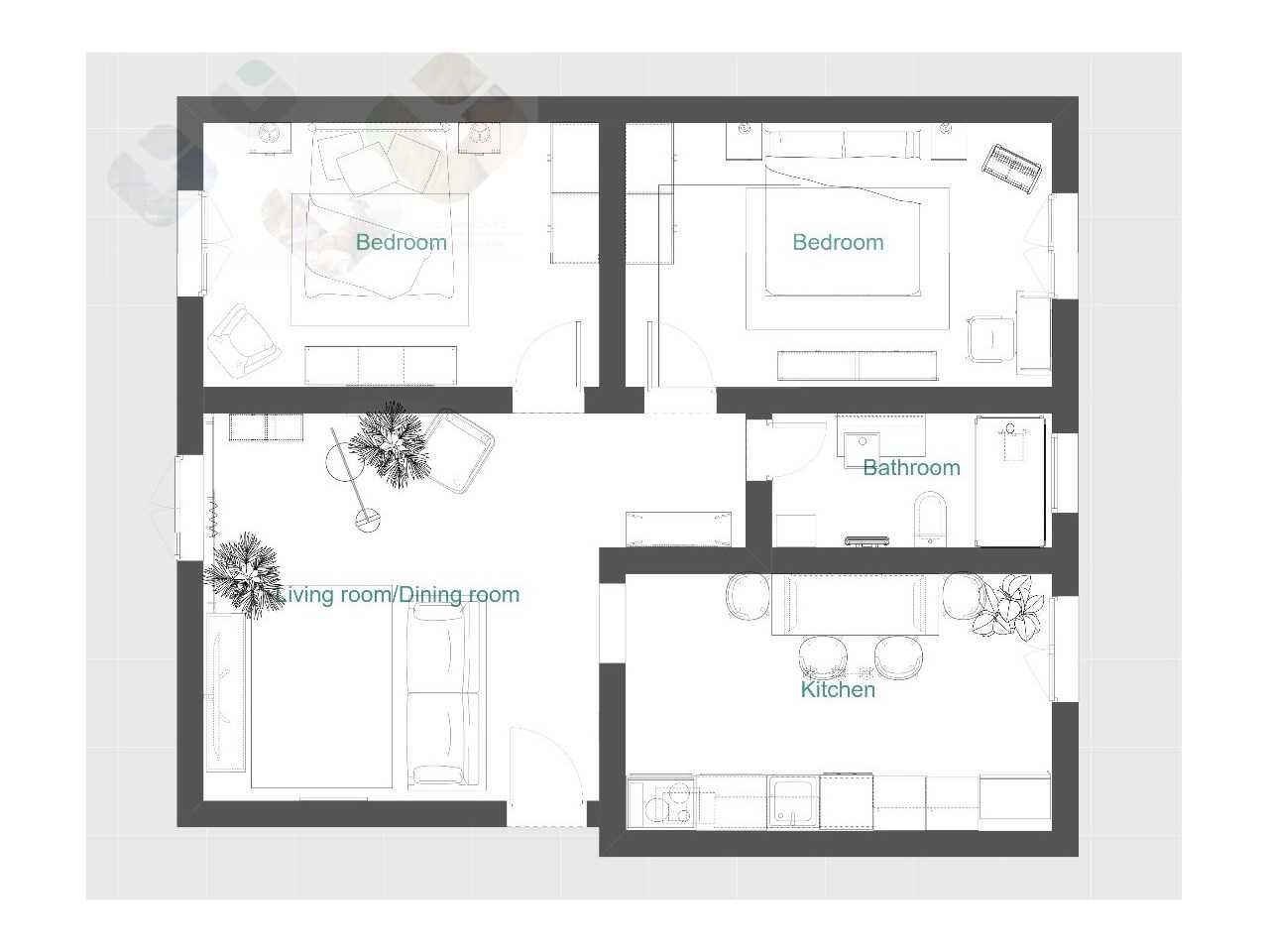 Apartamento T2 Completamente REMODELADO