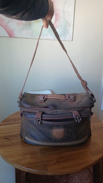 Mala em couro para fotografia - SOLIDEX