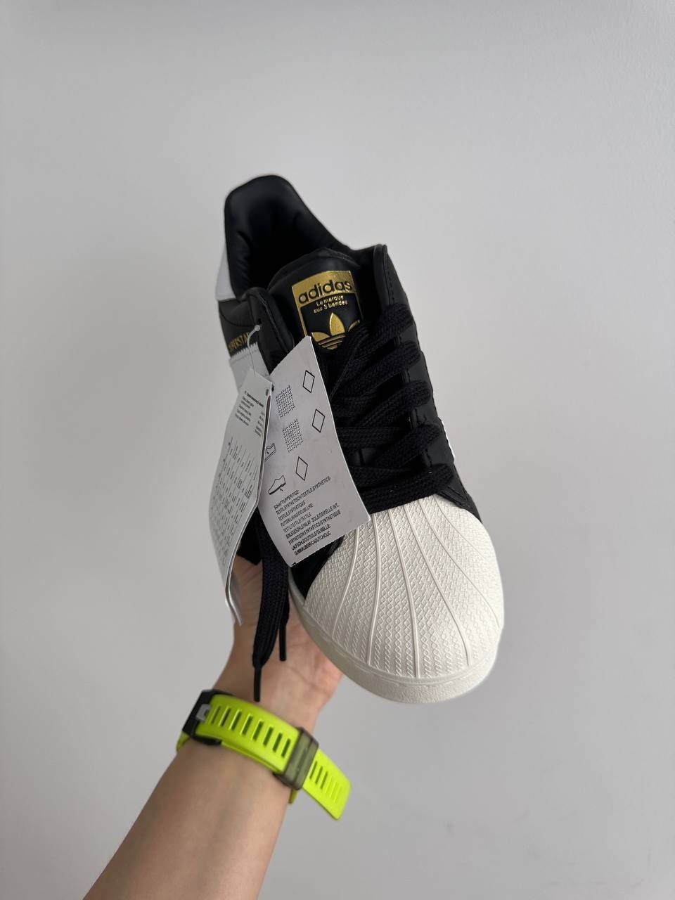 Кросівки Adidas Superstar 2W BLACK / WHITE SOLE р36-41