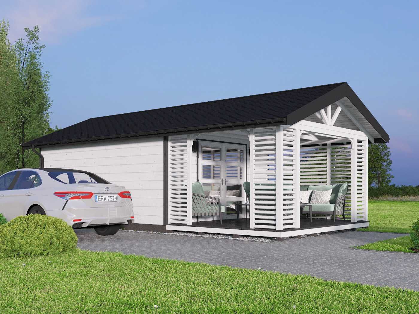 DOMEK na ROD domek 4x5 altana 4x3 taras 4x2 domek ogrodowy 4x4 MDN5