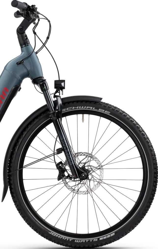 Rower elektryczny Winora Yucatan X12 Low metallic stone blue  45 cm S