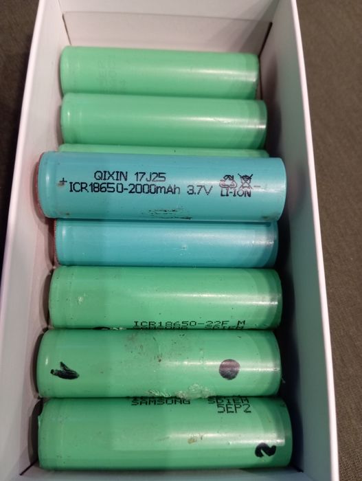 Akumulatory icr 18650 3.7V 8 sztuk