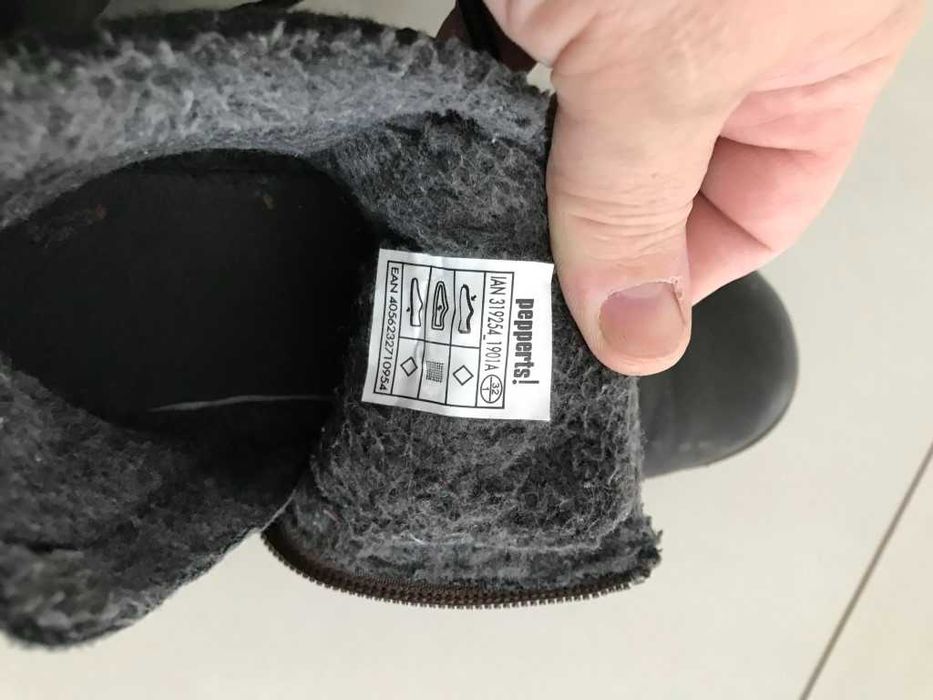 Trzewiki dziecięce zimowe rozmiar 32