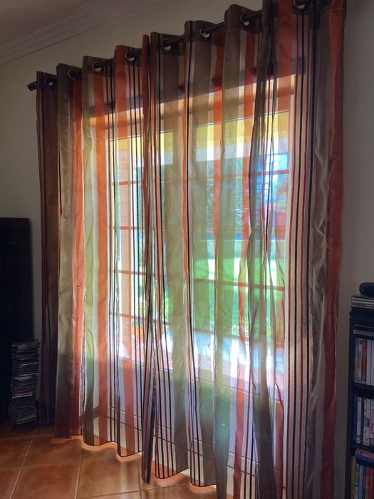 Cortinados em organza