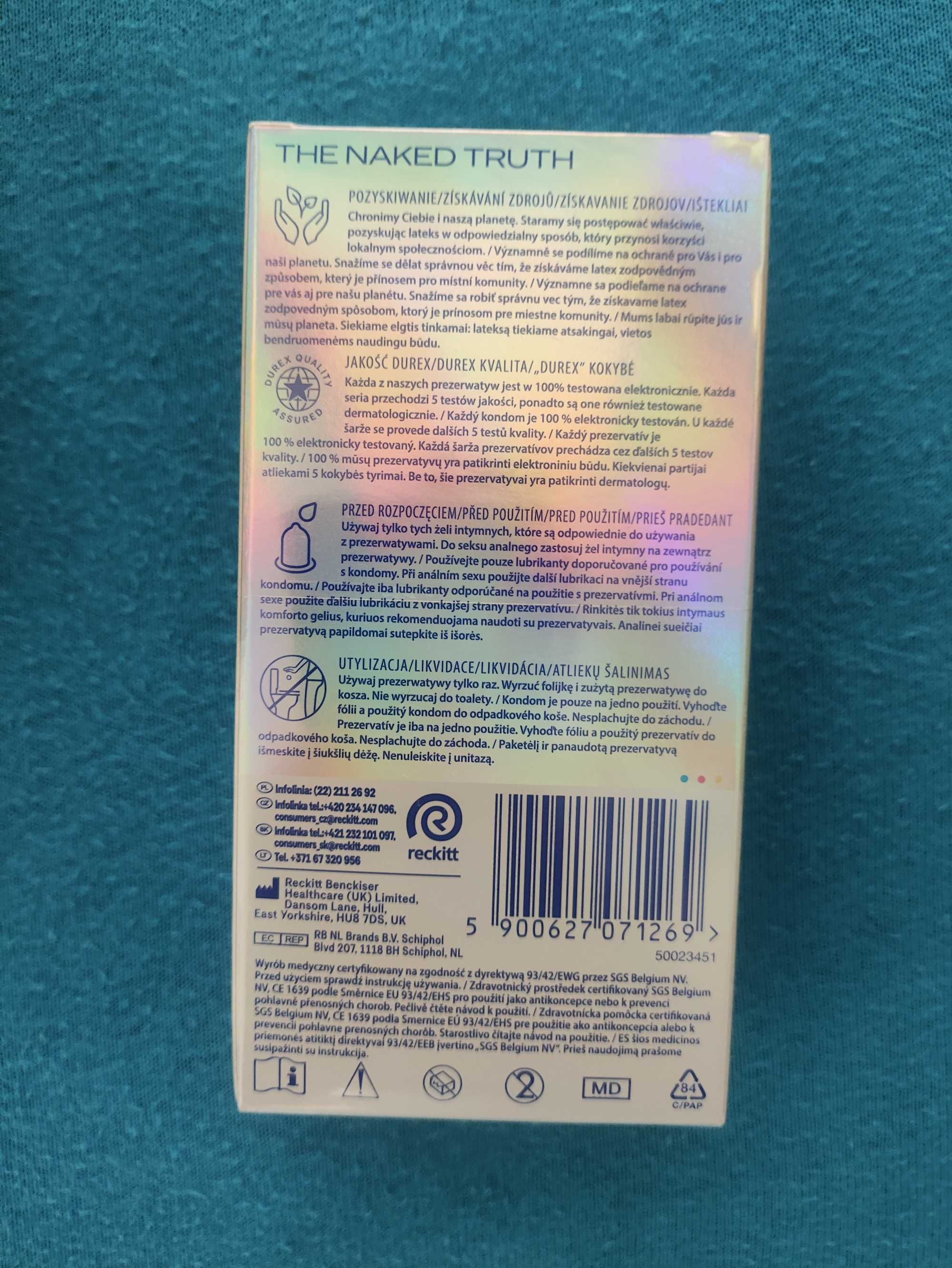 DUREX Invisible extra lubricated 7×10 szt