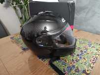 Kask caberg drift carbon roz L blenda  interkom cardo
