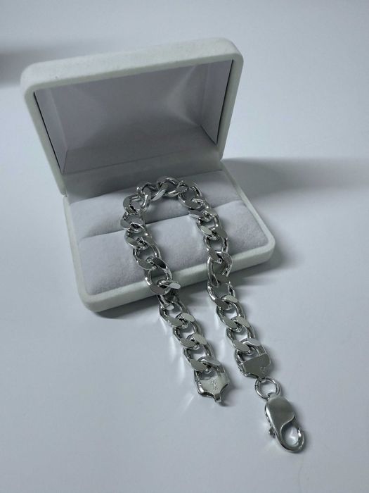 Srebrna Bransoletka splot Pancerka 21,5 CM 41 GRAM ! PR. 925 Okazja !