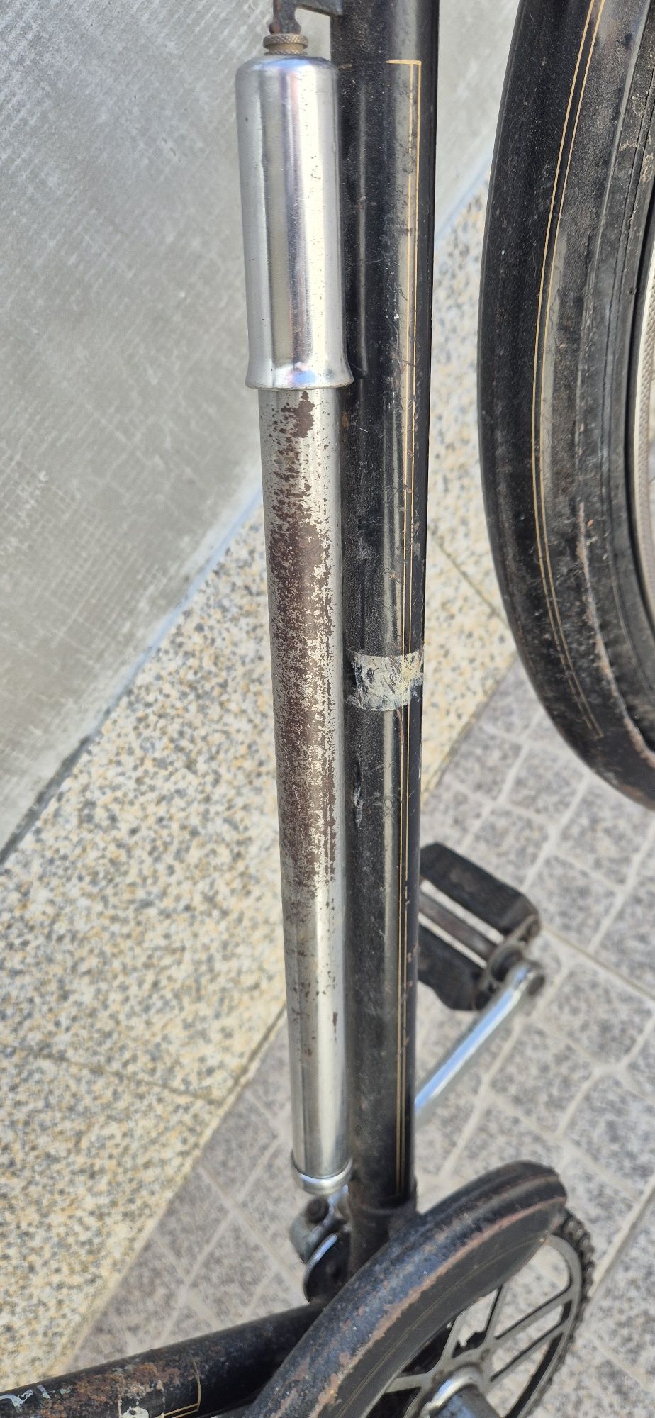 Bicicleta antiga desportiva