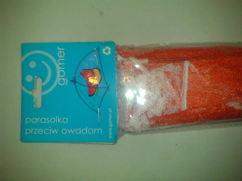Parasolka Przeciw Owadom Much Czerwona NOWA w Opakowaniu