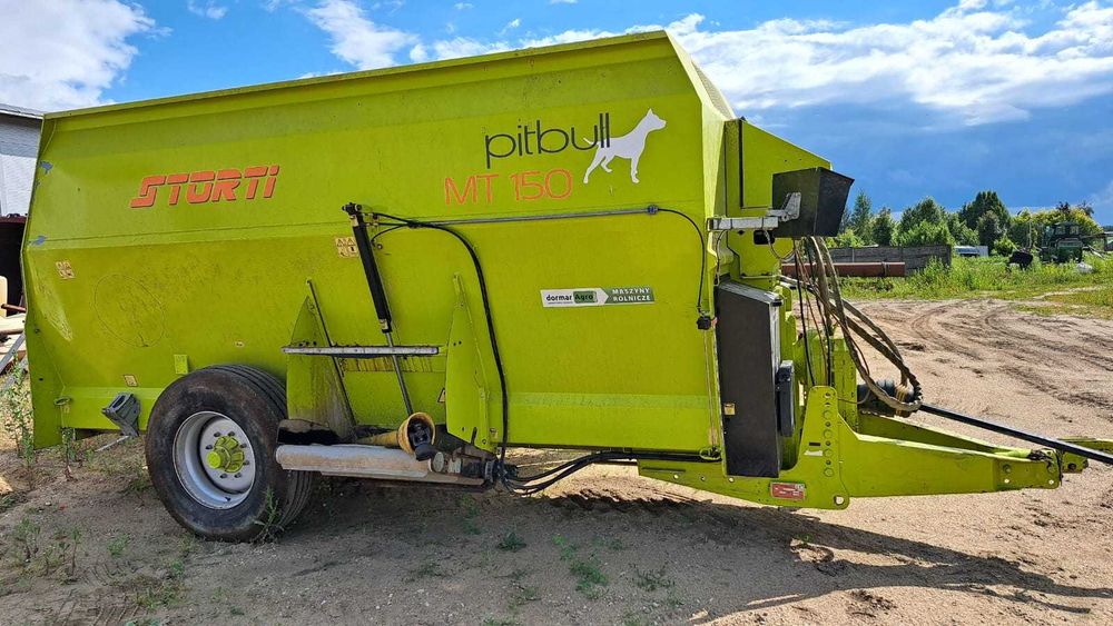 Wóz paszowy, paszowóz, Storti Boxer MT 150, 15m3