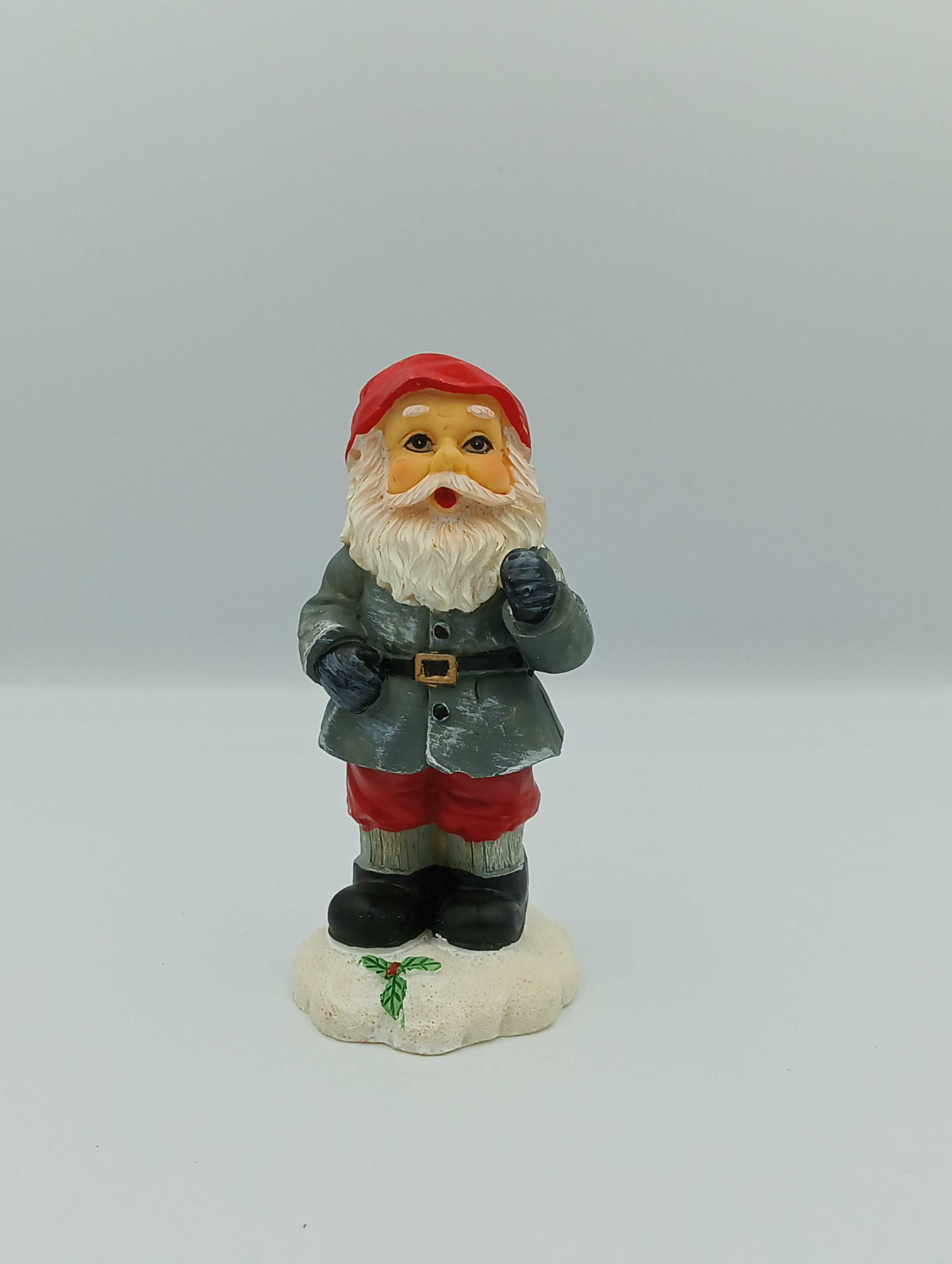 Świąteczna figurka skrzat / pomocnik św. Mikołaja 10,5 cm
