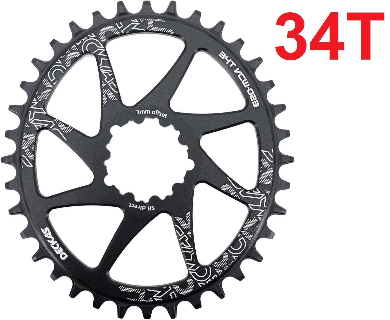 Zębatka OVALNA 3mm direct mount DECKAS SRAM 3 BOLT 30  32  34 36 38t