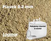 Piasek płukany 0-2 do betonu podsypka pod kostkę luzem i worki big bag