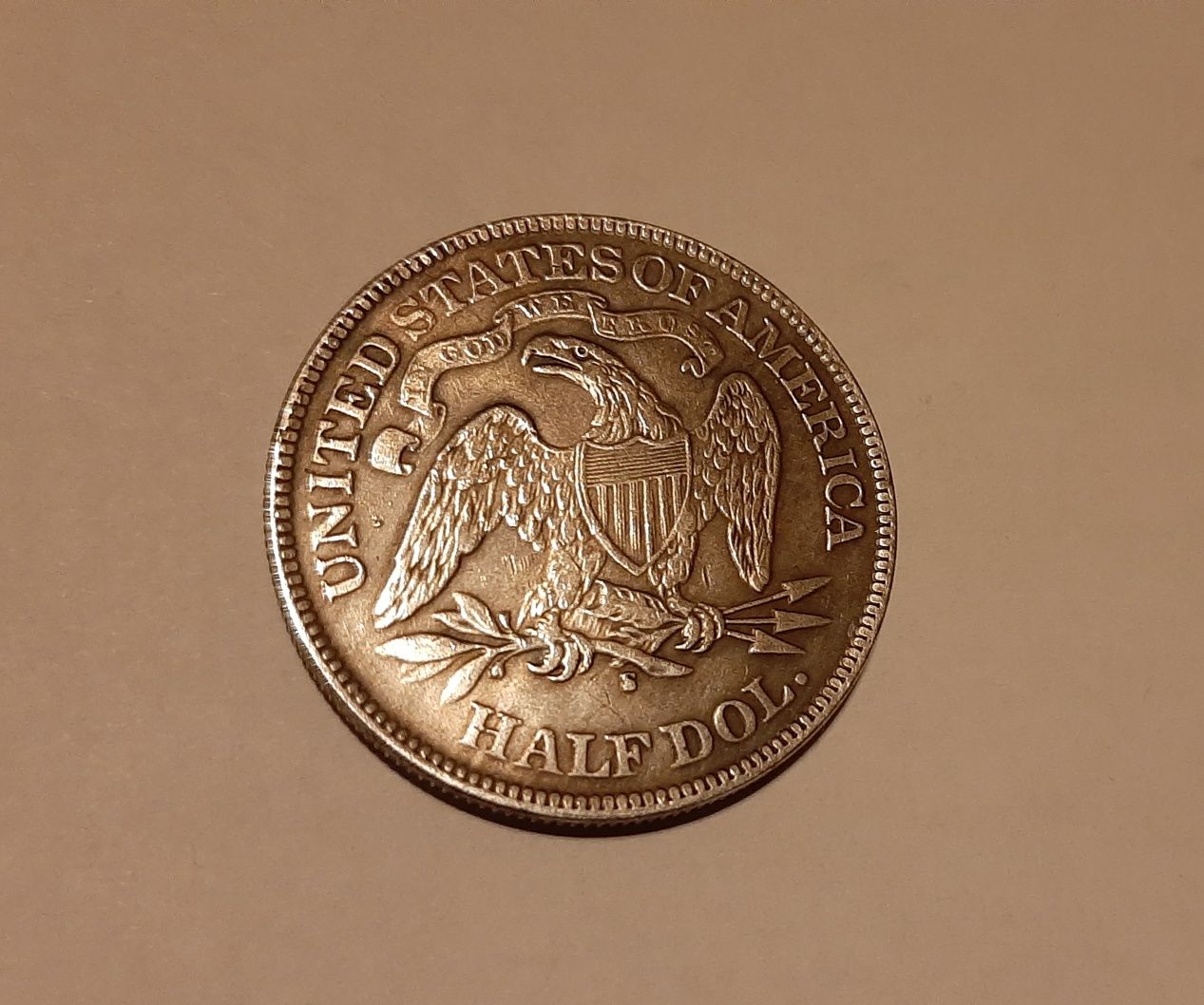 Pół dolara - siedząca Wolność 1870r - USA