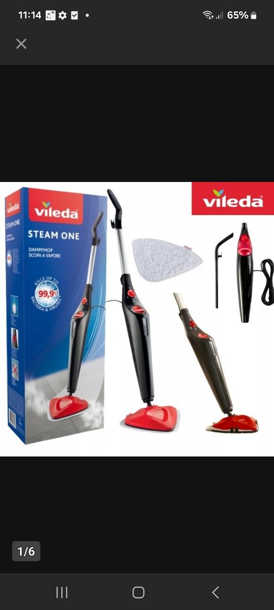 Mop parowy Vileda steam one