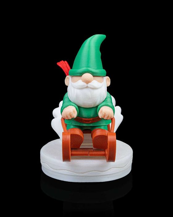 Gnom Saneckarz - Gotowy na zjazd ze świątecznej górki!