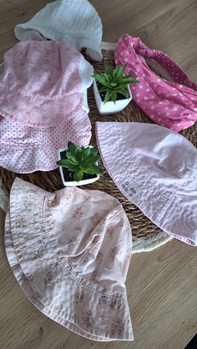 Kapelusze dziewczęce czapka przeciwsłoneczna opaska okrycia niemowlę