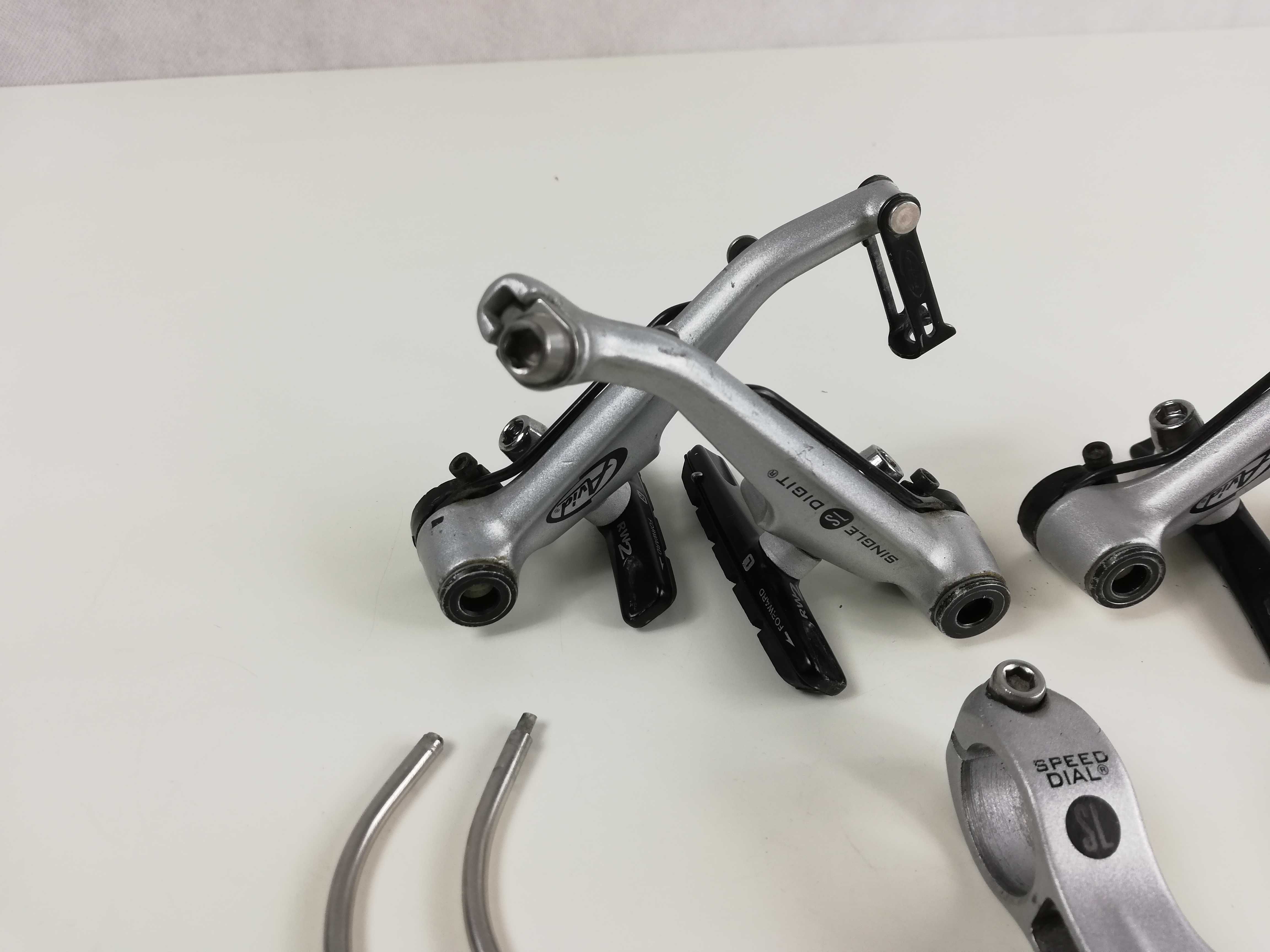 Hamulce V-BRAKE Avid Single Digit SL + Klamki Avid Speed Dial SL / Ti