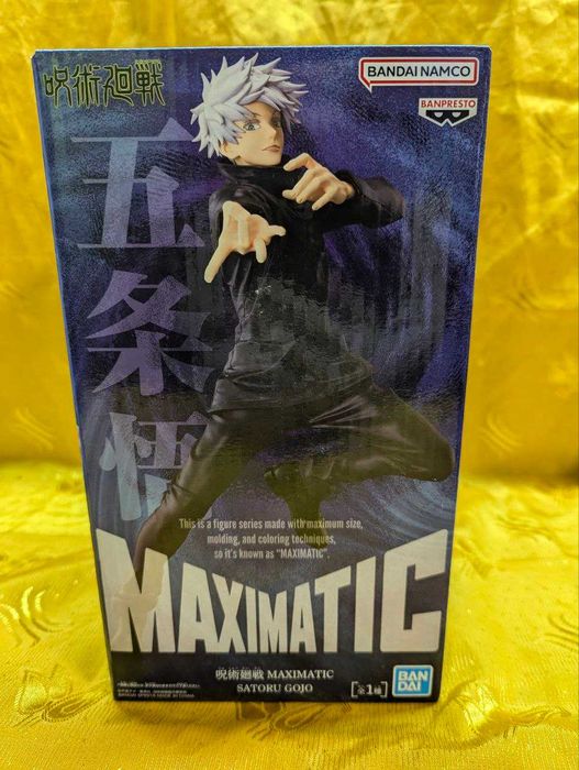 Оригинальная фигурка Jujutsu Kaisen Satoru Gojo Bandai Maximatic