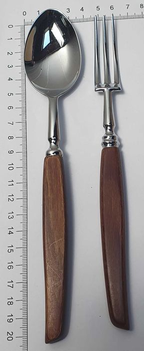 Vintage. Zestaw łyżek i widelców dla 6 osób. Glosswood Anglia