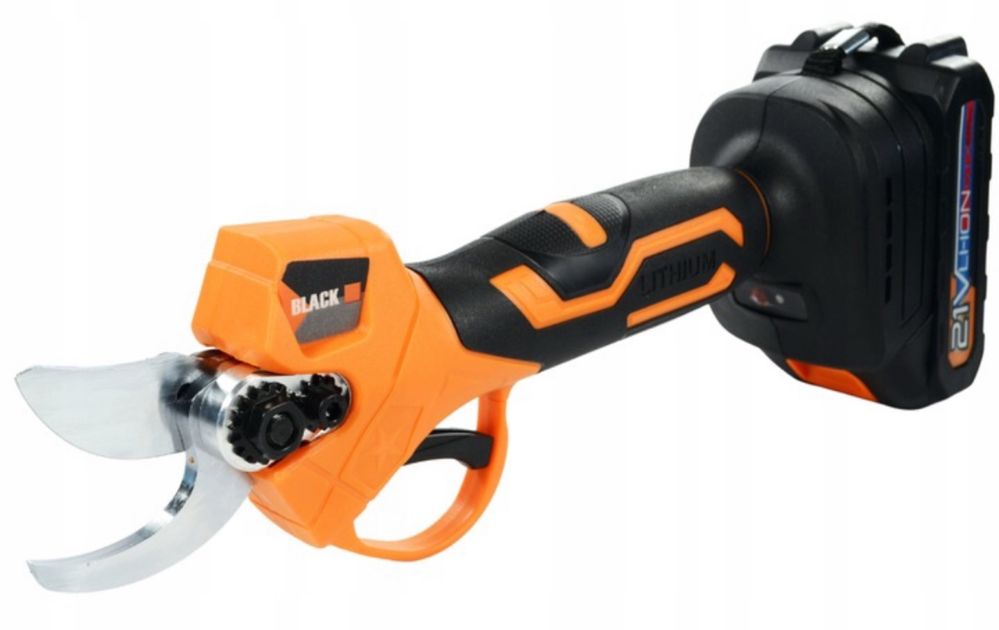Sekator Akumulatorowy Elektryczny do Gałęzi Krzewów 2x Aku 21V 30mm