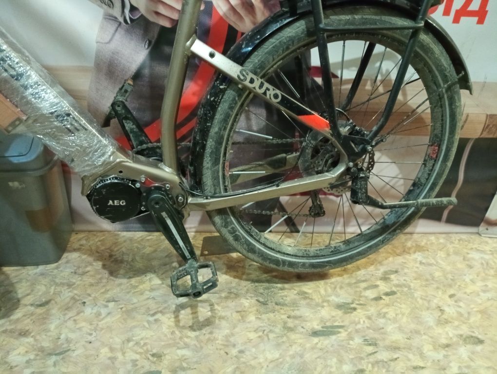 Продам HAIBIKE SDURO TREKKING 4.0 електровелосипед 36в16а bafang