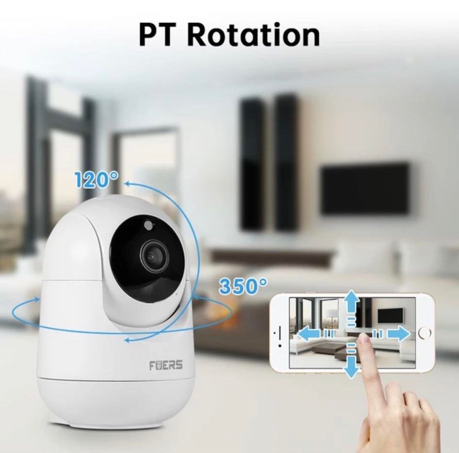 Fuers 3MP kamera IP Tuya Smart bezprzewodowa