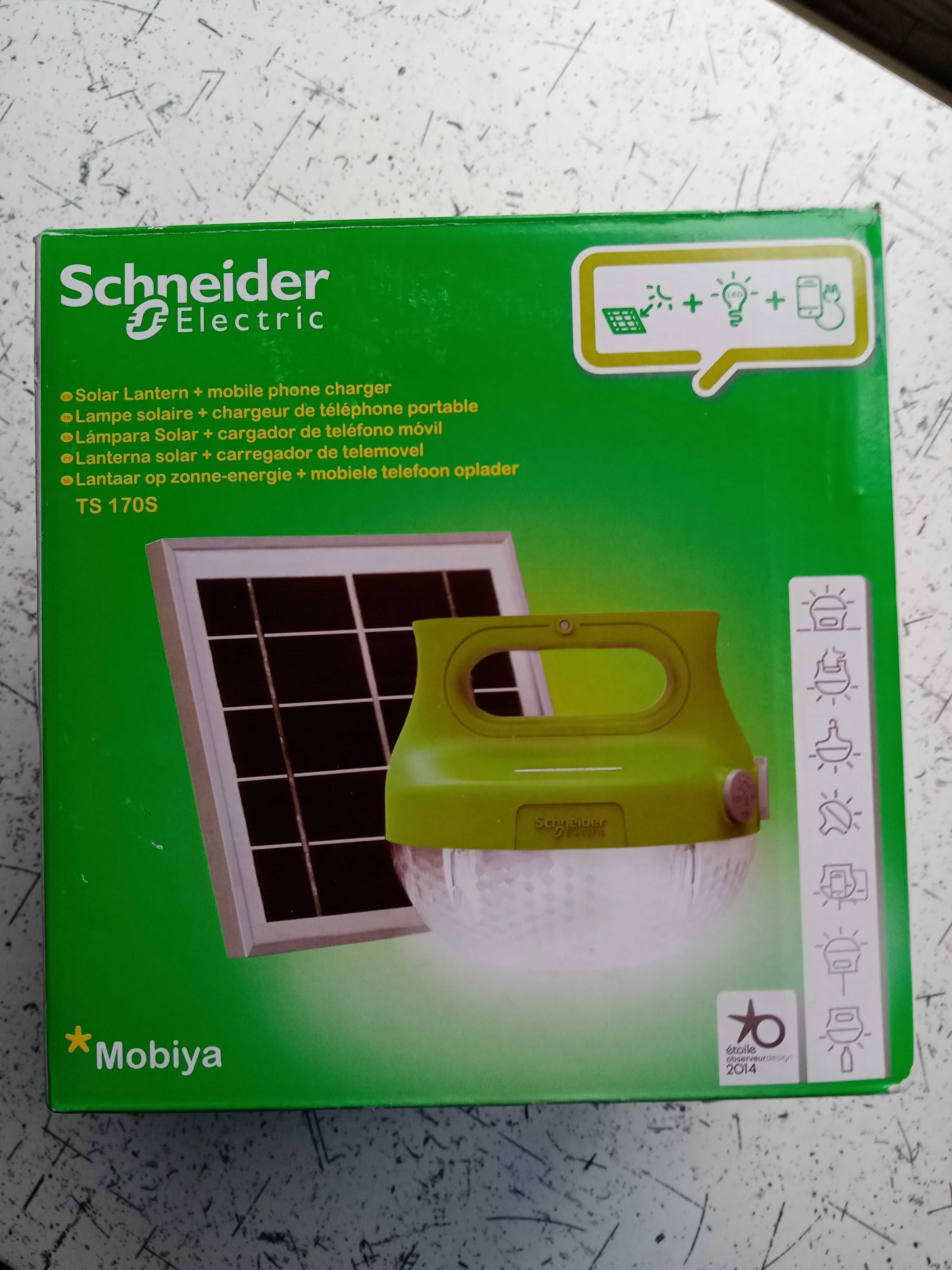 LED-фонарь с  солнечной батареей Schneider Electric Mobiya TS 170 S