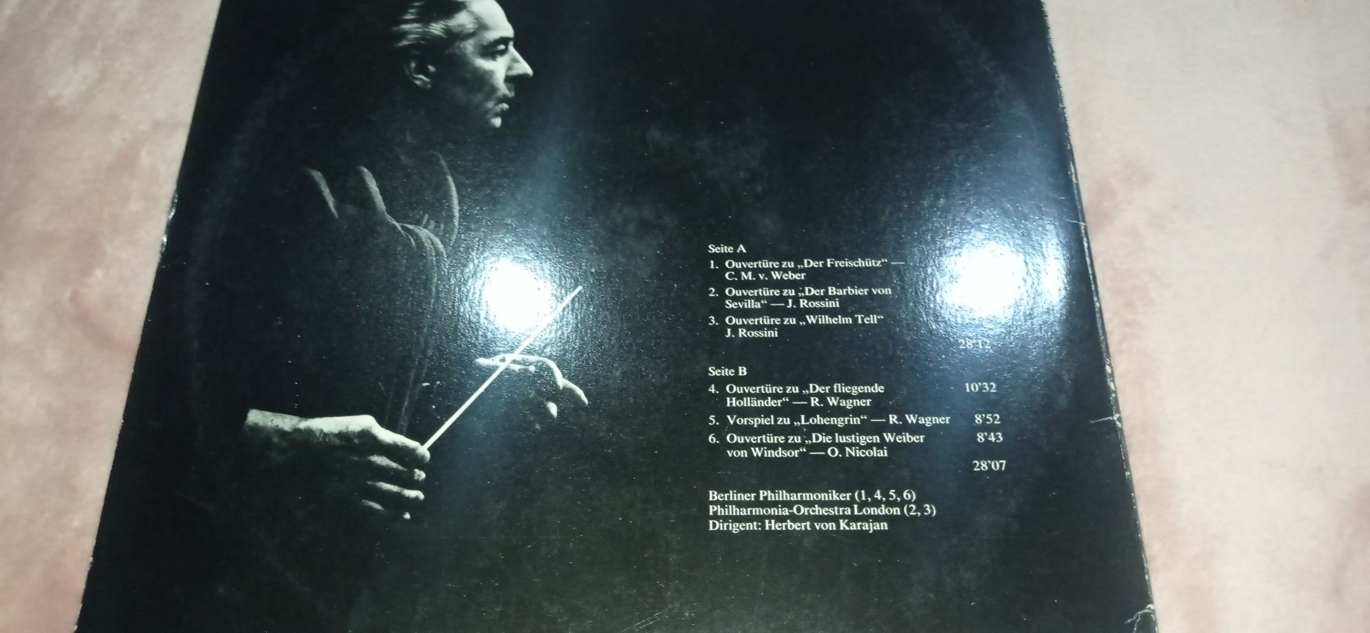 Stara płyta winylowa Herbert bon Karajan