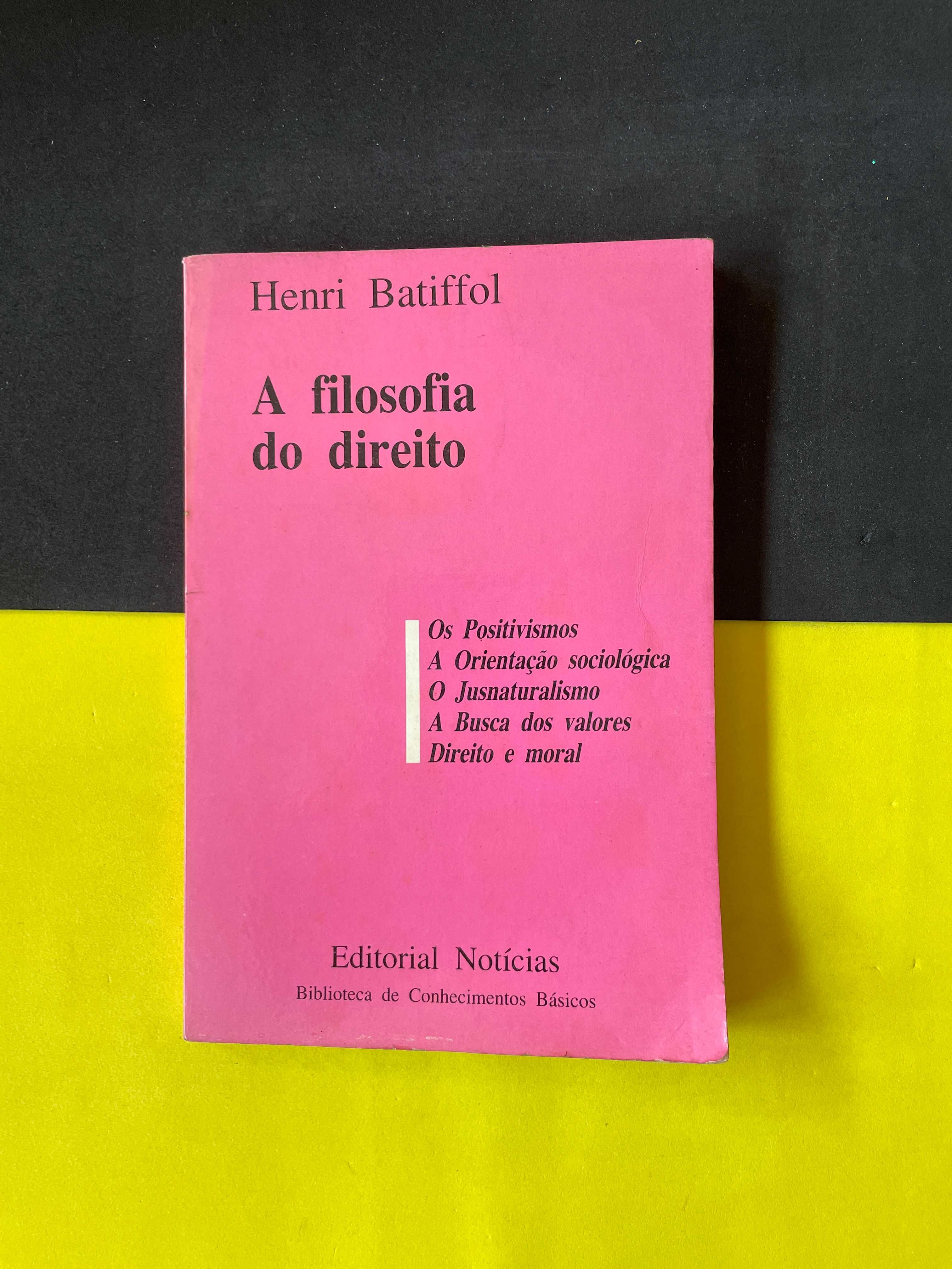 Henri Batiffol - A Filosofia do Direito