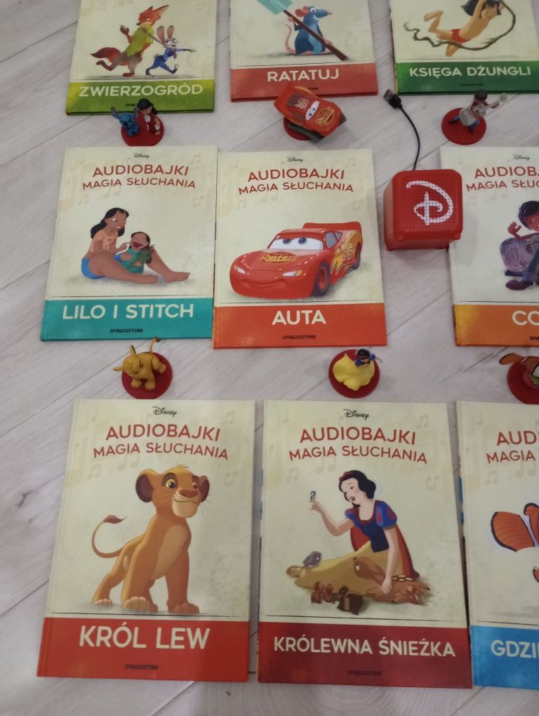 Zestaw audiobajek , audiobajki deagostini magia słuchania głośnik